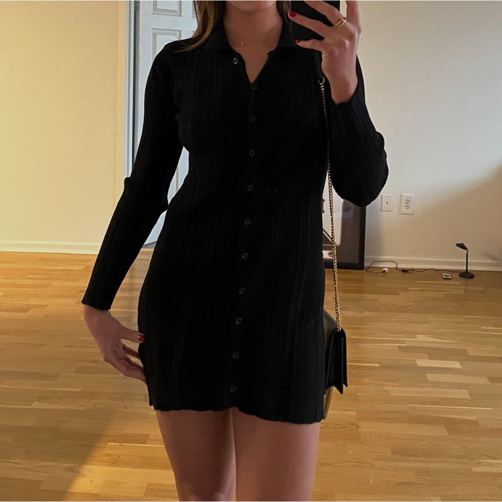 Style Addict Collared Shirt Dress - Picture 4 of 9